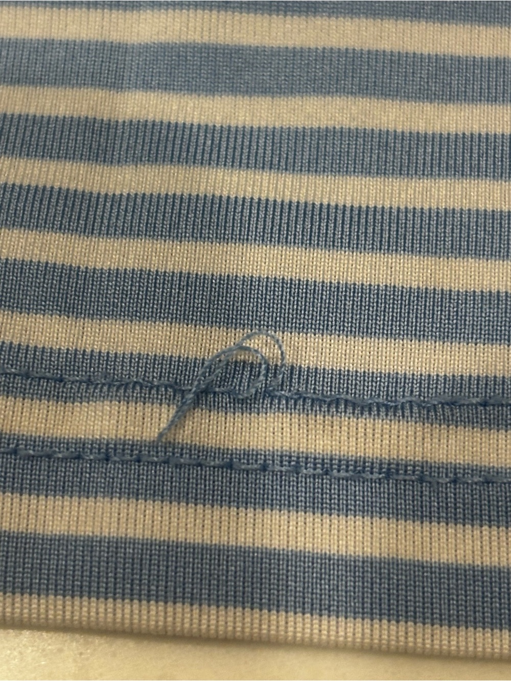 Southern Tide Light Blue and White Striped Button-Down Shirt - Picture 3 of 4